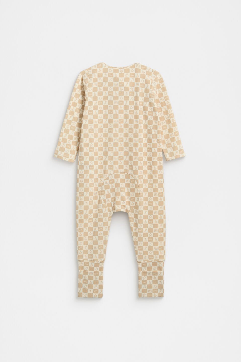 Christmas Zipsuit  Ecru