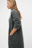 Mohair Blend Longline Cardigan  Charcoal Marle  hi-res