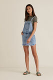 Distressed Denim Pinafore    hi-res