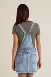 Distressed Denim Pinafore    hi-res