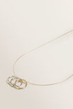 Trio Circle Necklace    hi-res