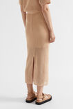 Column Maxi Mesh Skirt  Soft Wheat  hi-res