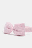 Tweed Bow Headband  Candy Pink  hi-res