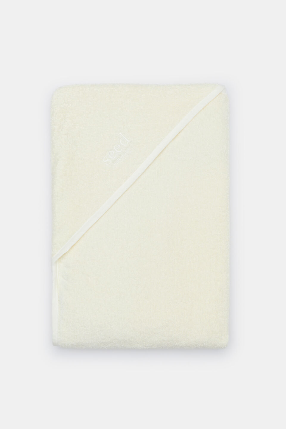 Logo Snuggle Towel  Classic Cream