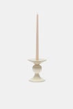 Tall Taper Candle Set of 2  Egg Shell  hi-res