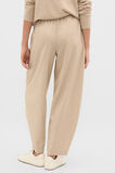 Soft Suiting Barrel Leg Pant  Sandstone Cross Dye  hi-res