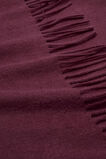 Fringe Scarf  Plum Red  hi-res