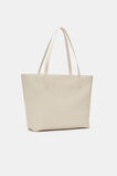 Leather Everyday Tote  Cream  hi-res