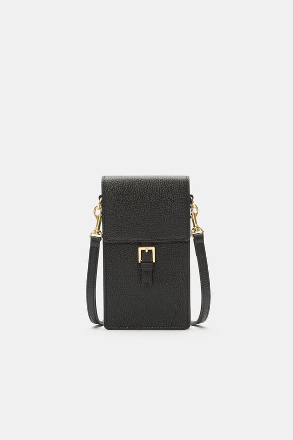 Leather Everyday Crossbody  Black  hi-res