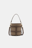 Leather Detail Bucket Bag  Cocoa  hi-res
