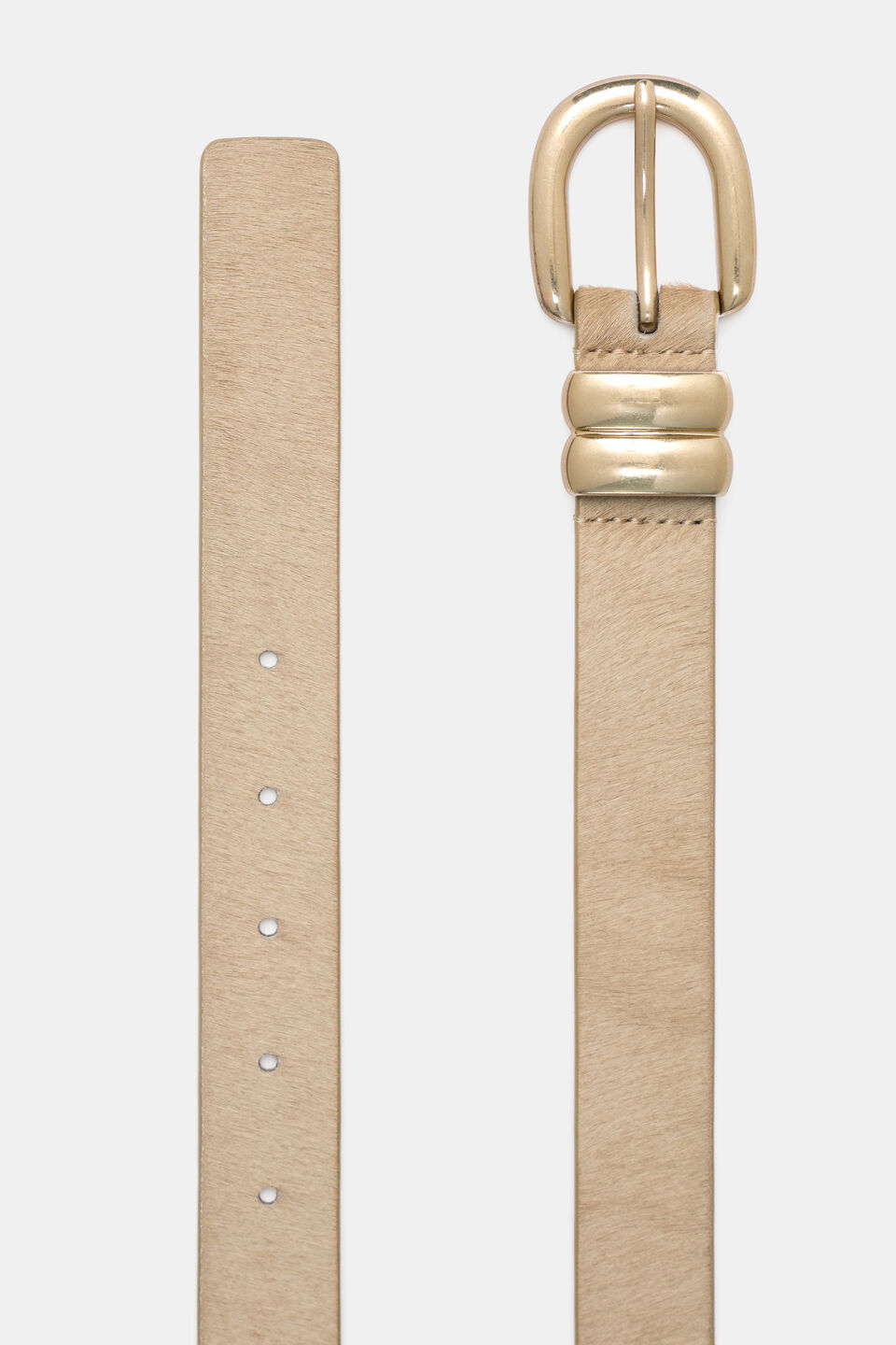 Billie Double Keeper Belt  Sandstone