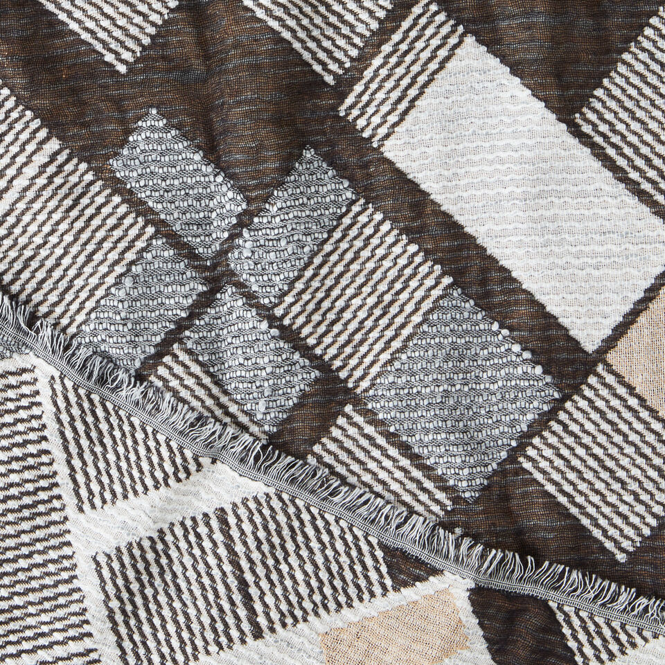 Jacquard Pattern Scarf  