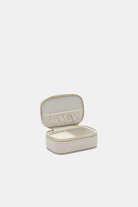 Mini Jewellery Case  Cream  hi-res