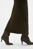 Crinkled Satin Slip Skirt  Coffee Bean  hi-res