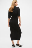 Relaxed Polo Dress  Black  hi-res