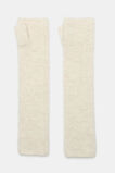 Fluffy Knit Arm Warmers  Mist  hi-res