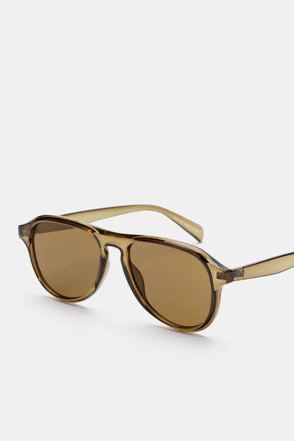 Pia Aviator Sunglasses  Gum Leaf  hi-res