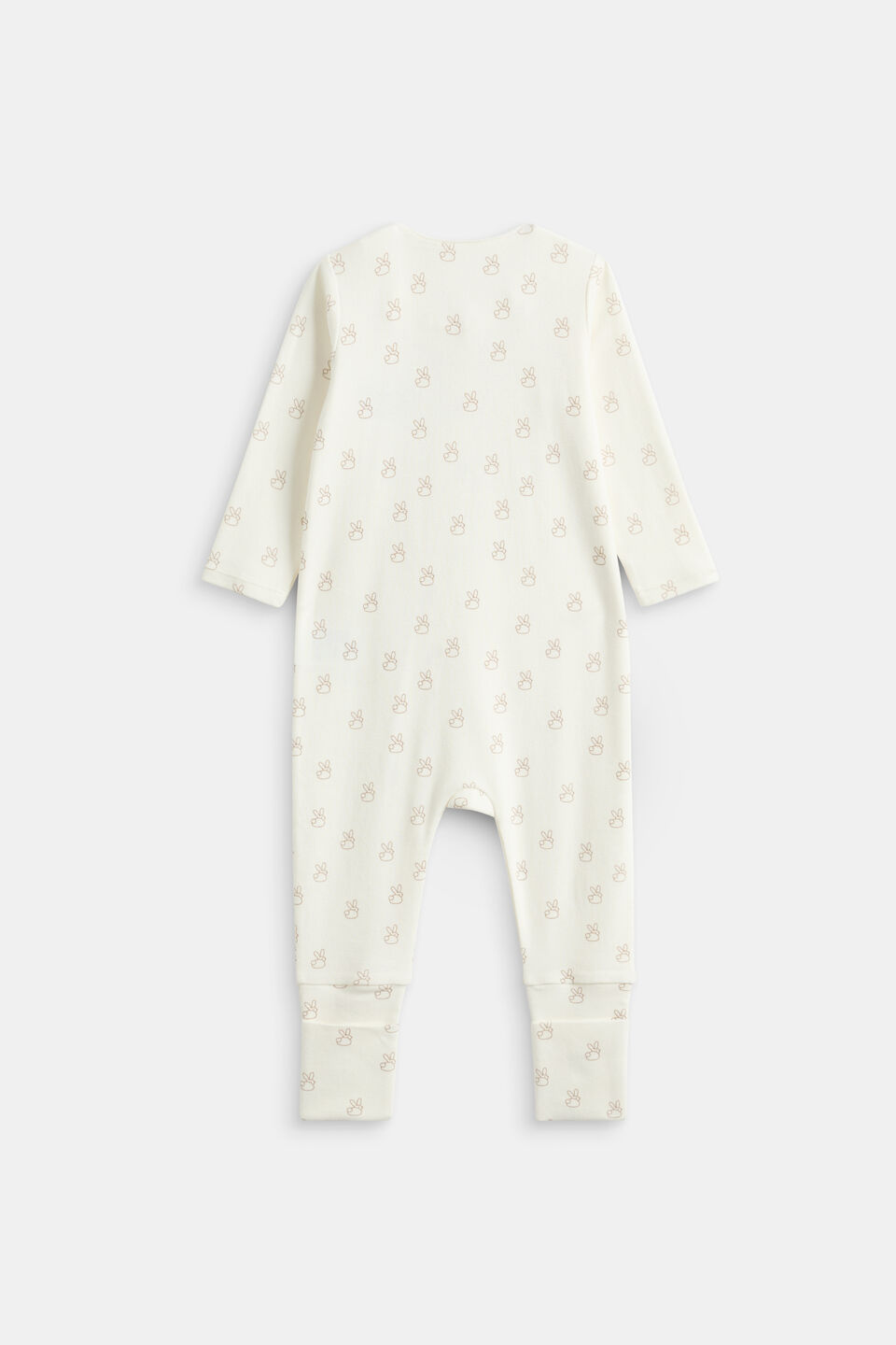 Bunny Logo Zipsuit  Classic Cream
