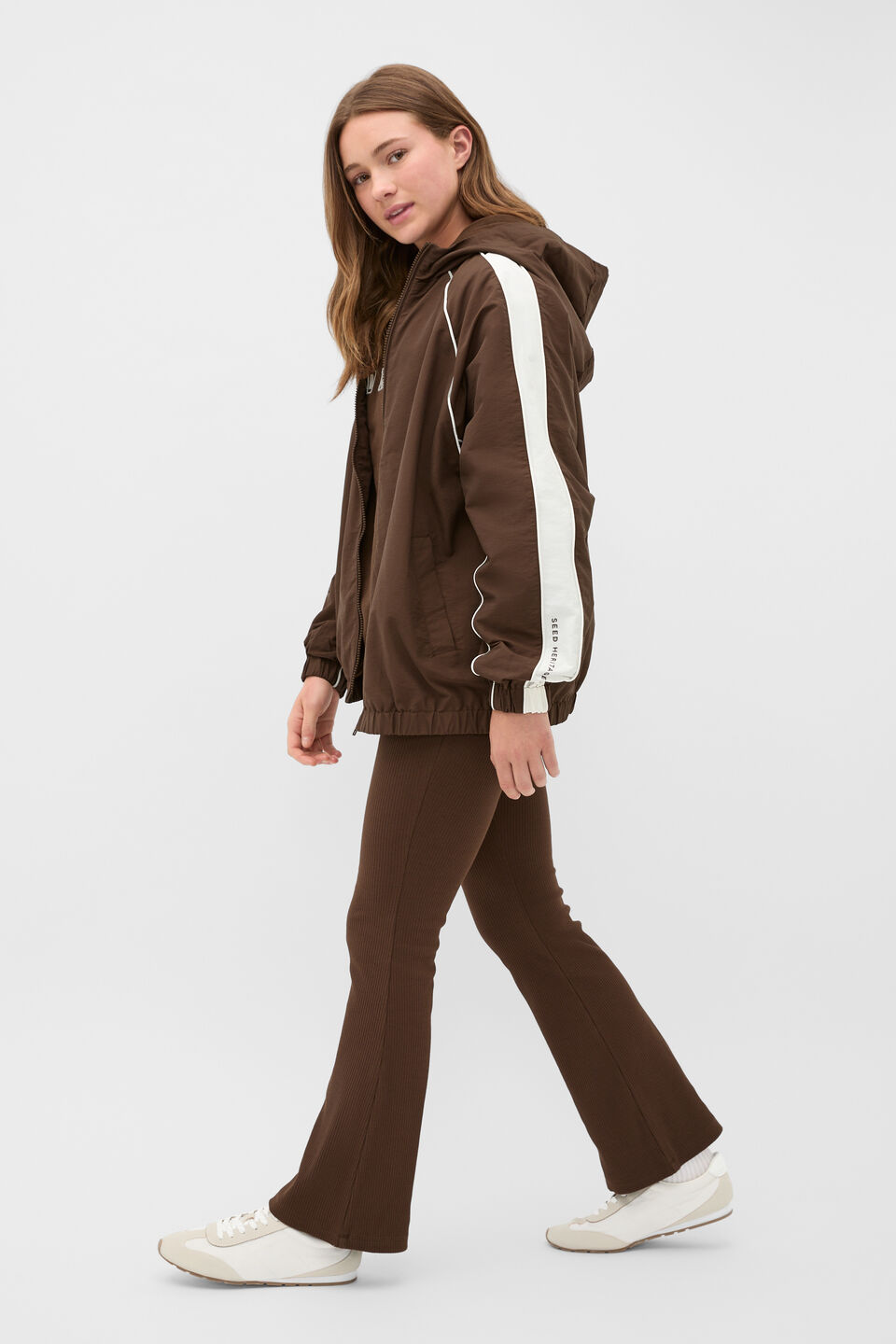 Logo Kick Flare  Chocolate