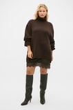 Australian Merino Oversized Roll Neck  Coffee Bean  hi-res