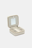Square Jewellery Case  Cream  hi-res