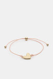 Adjustable String Bracelet  Heart  hi-res