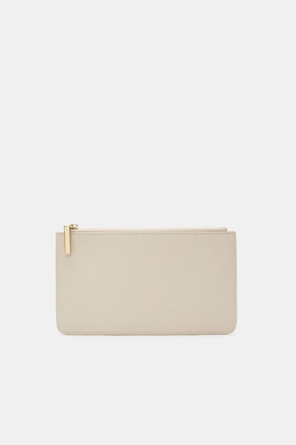 Leather Everyday Wallet  Cream  hi-res