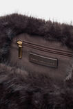 Fur Clutch  Coffee Bean  hi-res