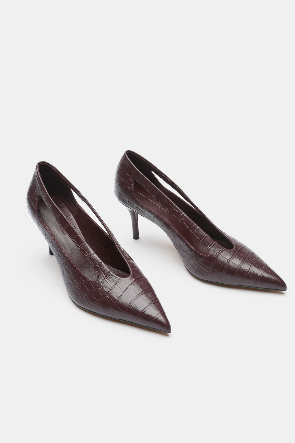 Mia Pump  Dark Plum
