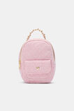 Tweed Mini Backpack  Candy Pink  hi-res