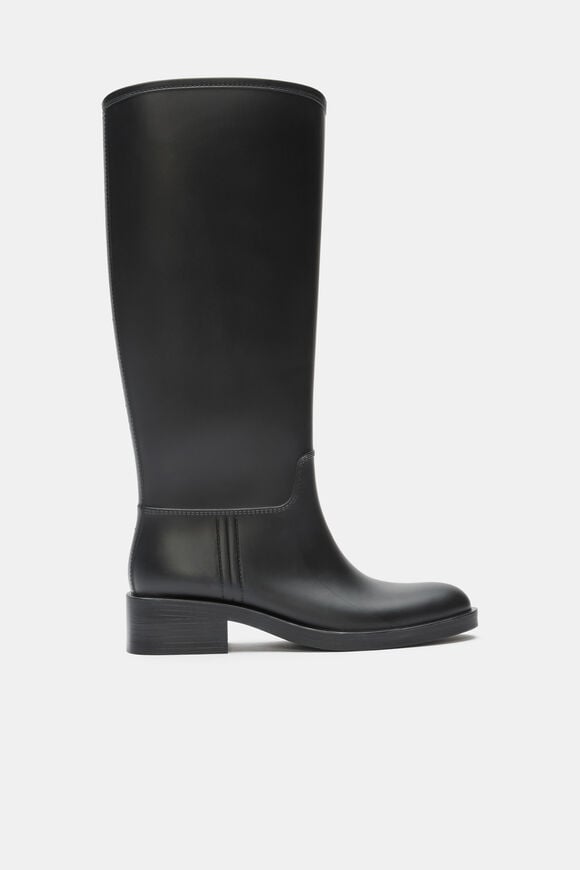 Freya Knee High Rainboot  Black  hi-res