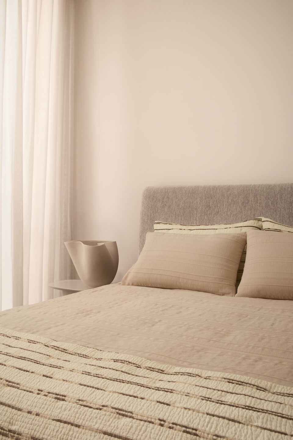 Aerin Queen Duvet Cover  Nougat