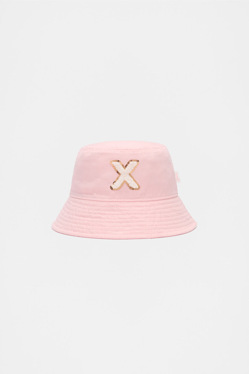 Pink Initial Bucket Hat  X