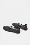 Parker Open Weave Ballet Flat  Black  hi-res