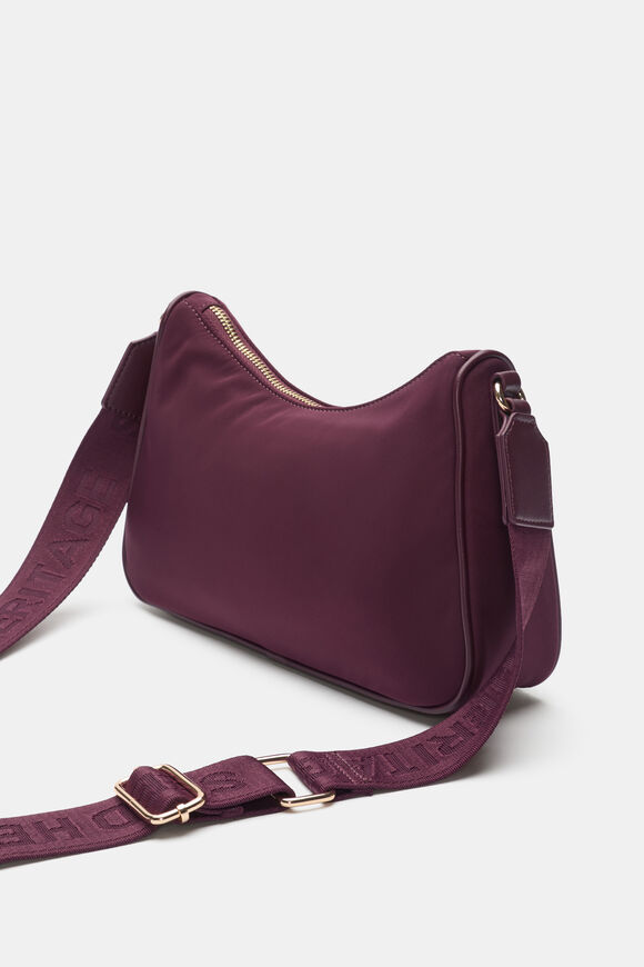 Tech Essential Crossbody Bag  Plum Red  hi-res