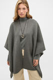 Wool Cape  Charcoal Grey Marle  hi-res