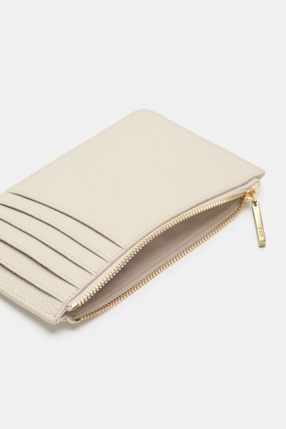 Leather Everyday Wallet  Cream
