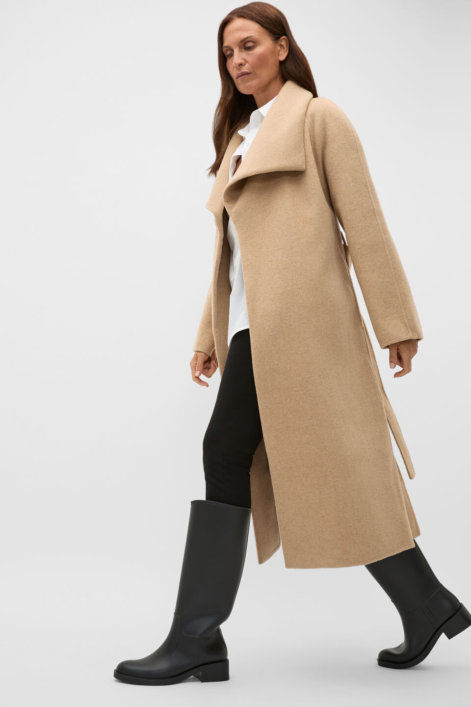 Freya Knee High Rainboot  Black