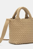Woven Textured Crossbody Bag  Sandstone  hi-res