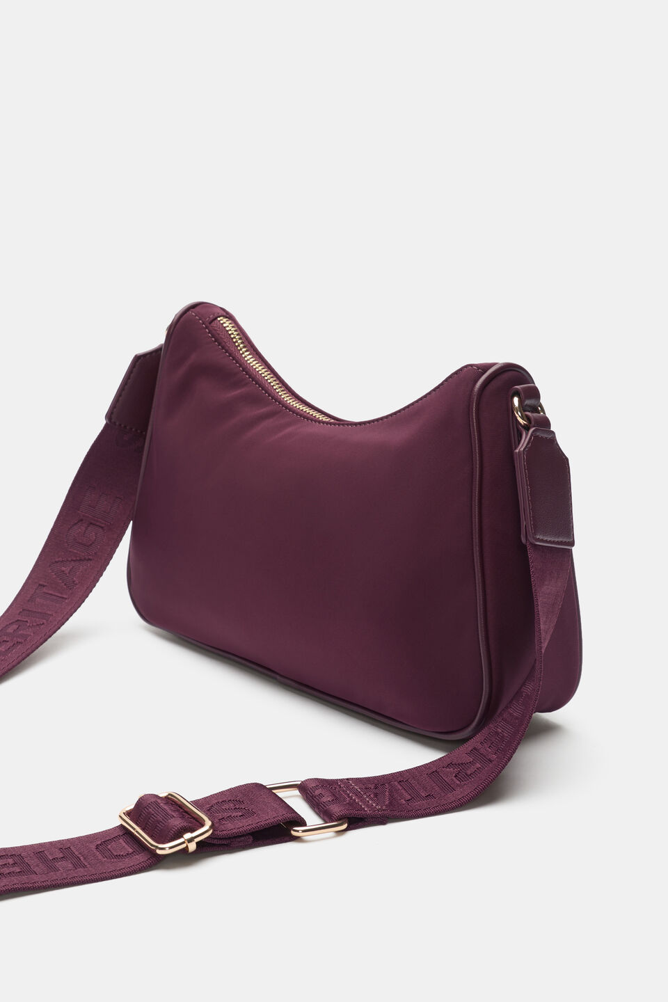 Tech Essential Crossbody Bag  Plum Red