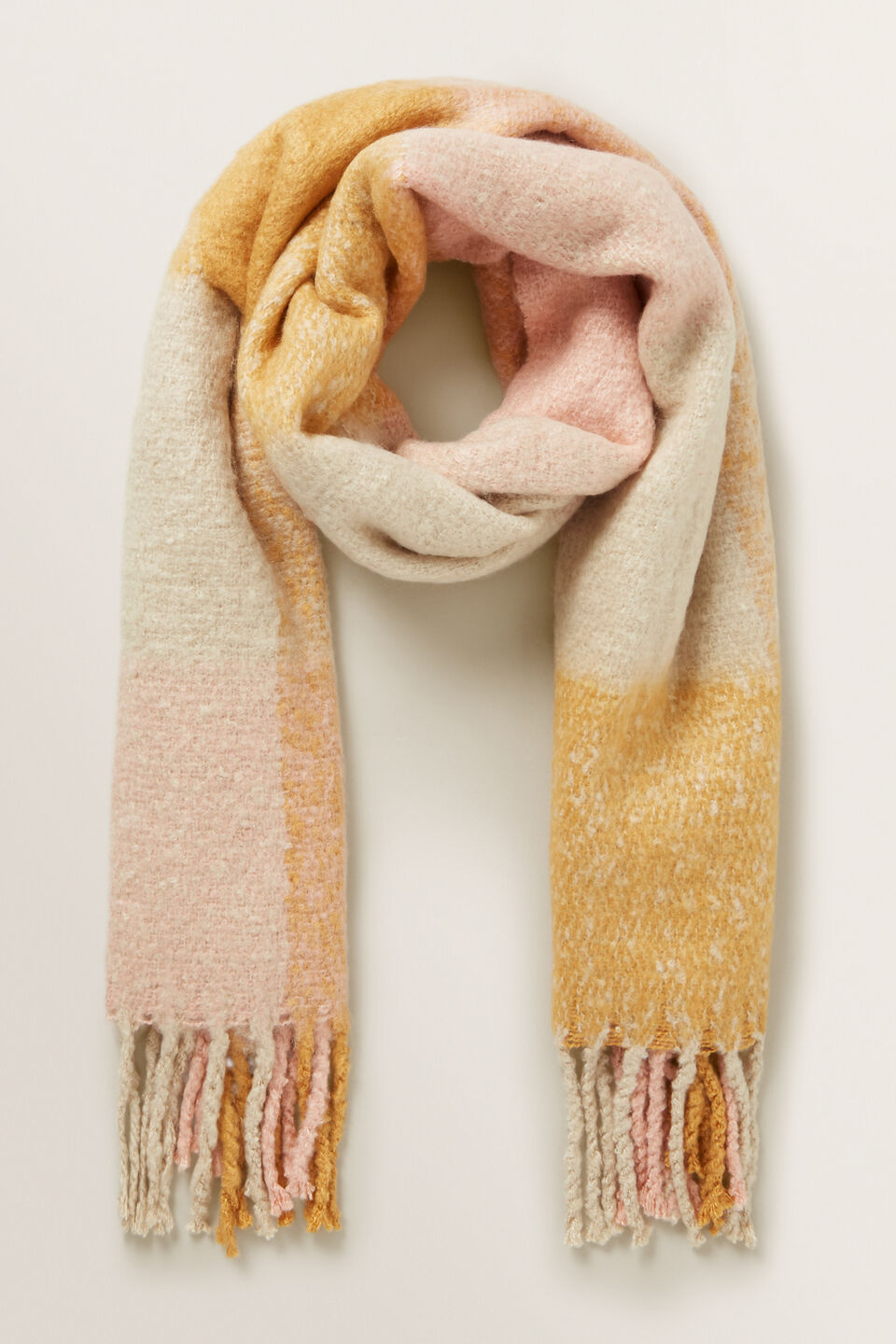 Check Oversized Scarf  