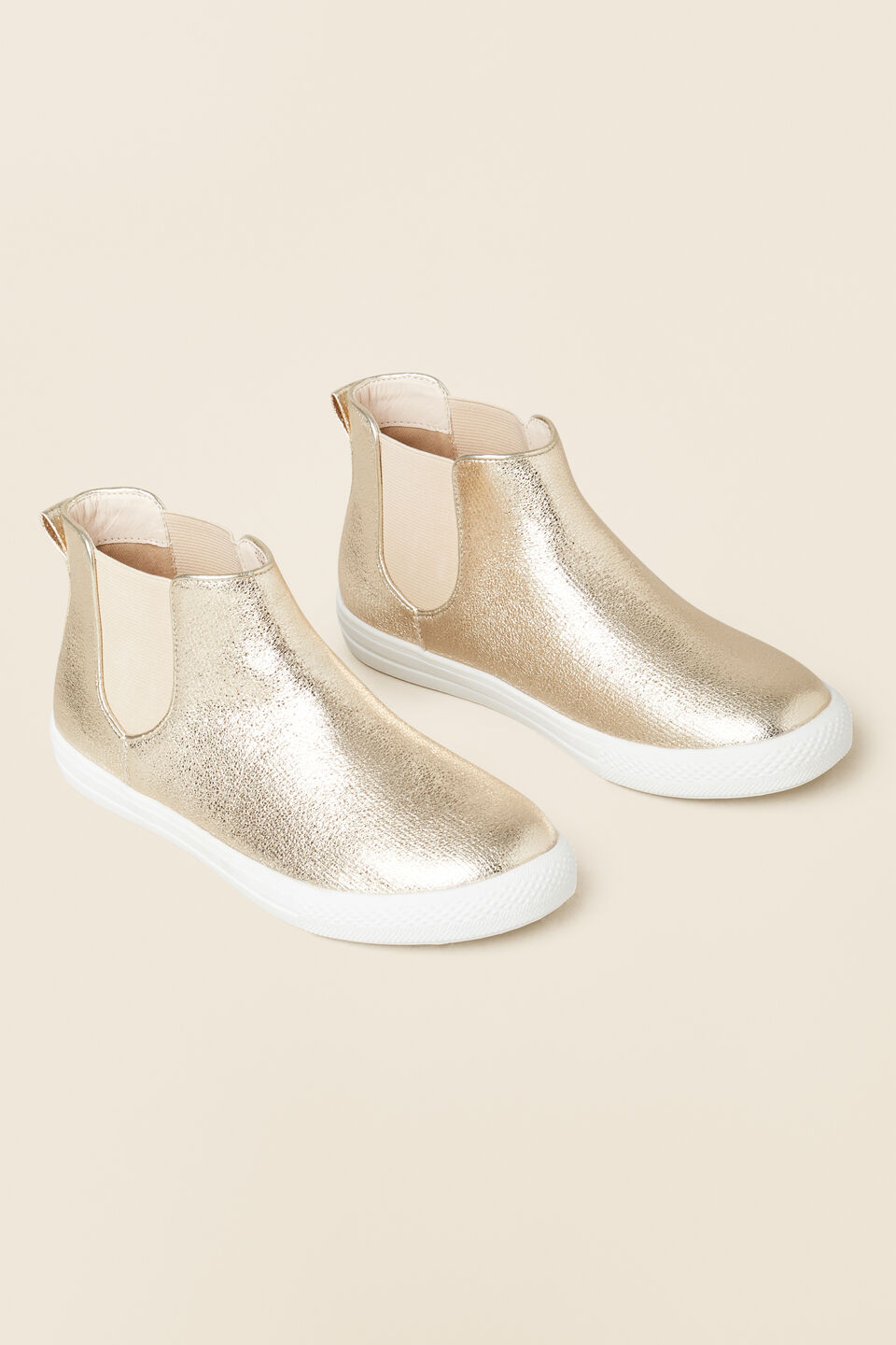 Metallic Mason Boot  Gold