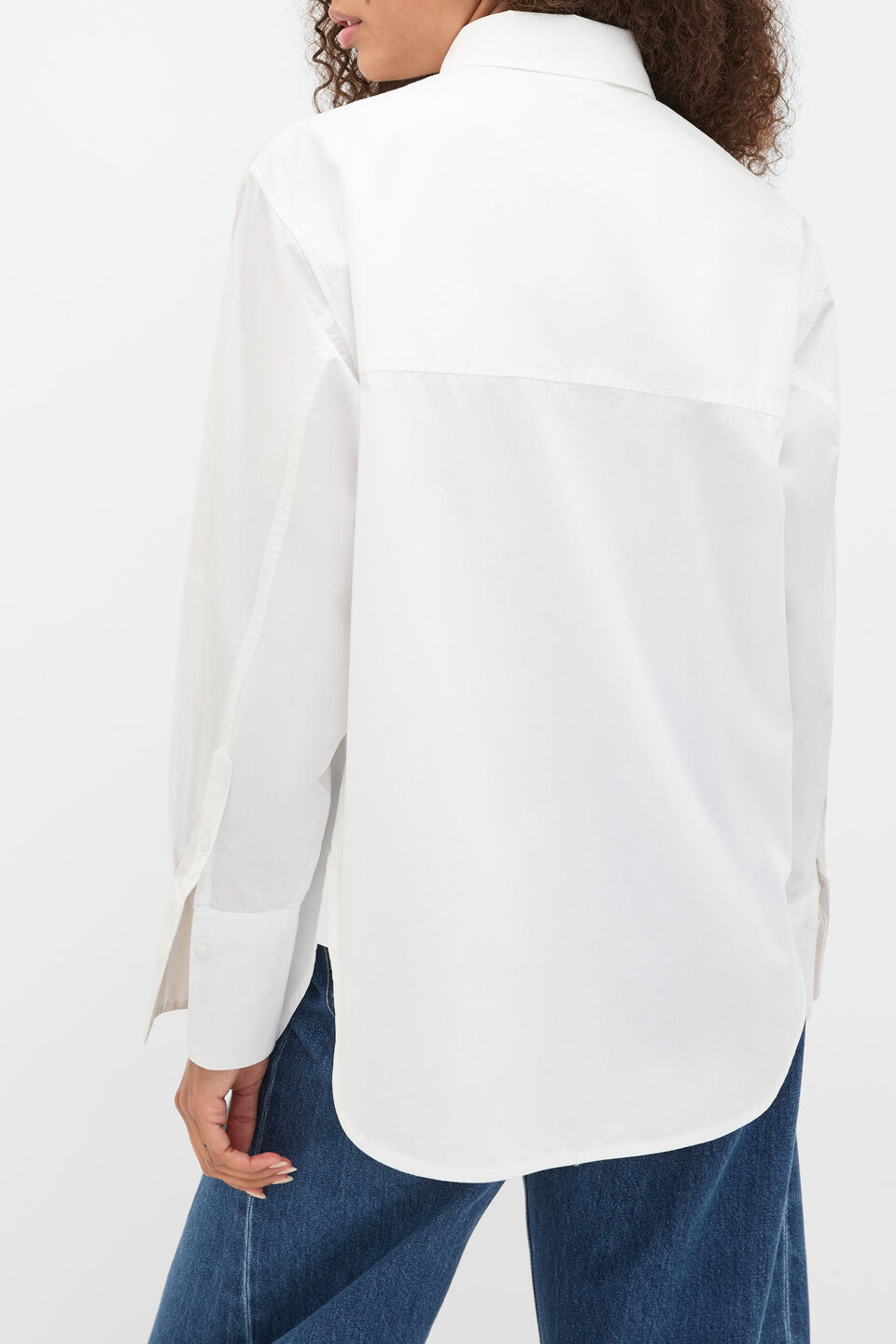 Poplin Classic Shirt  Whisper White