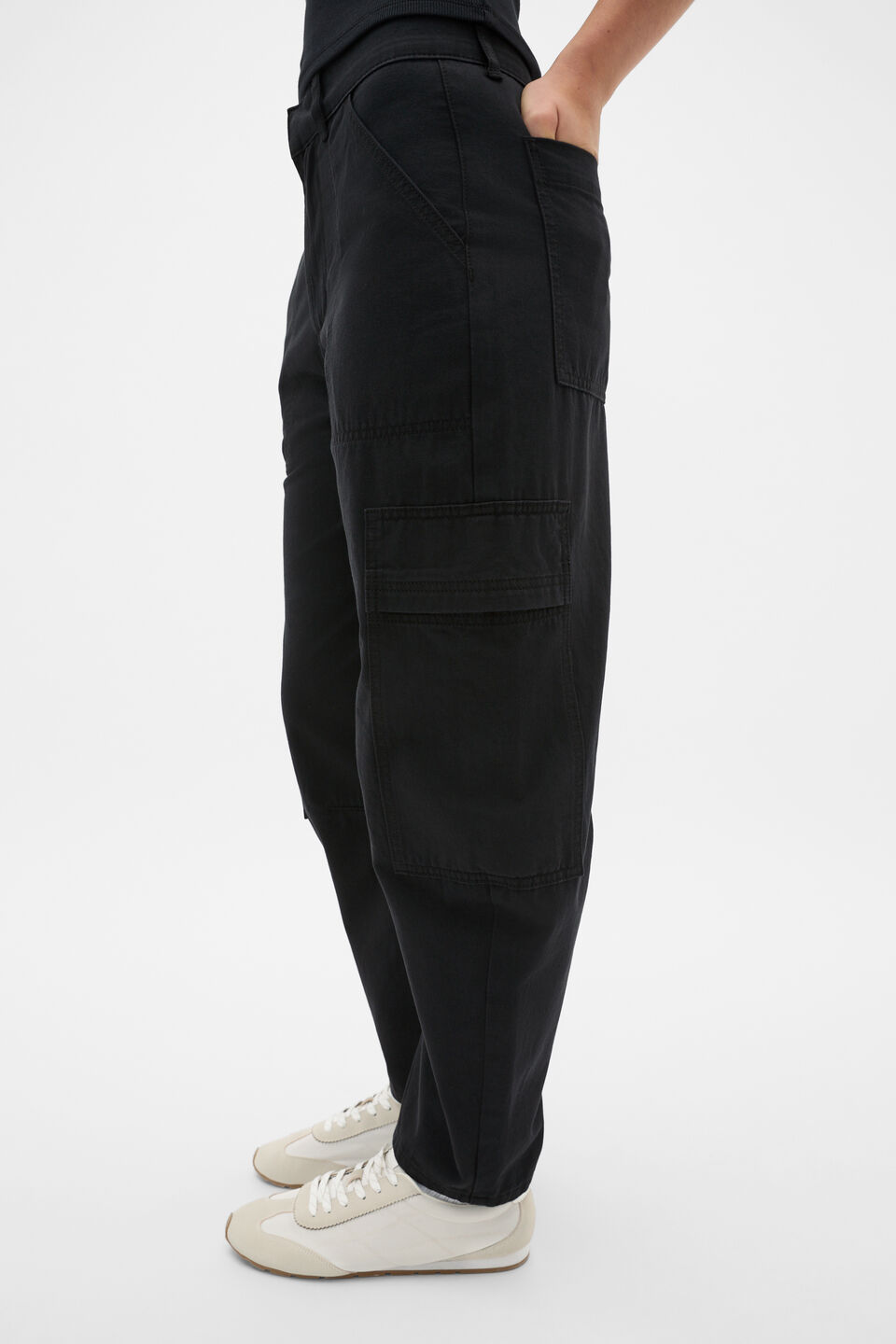 Tapered Cargo Pant  Black