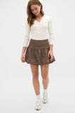Spot Bubble Skort  Chocolate  hi-res