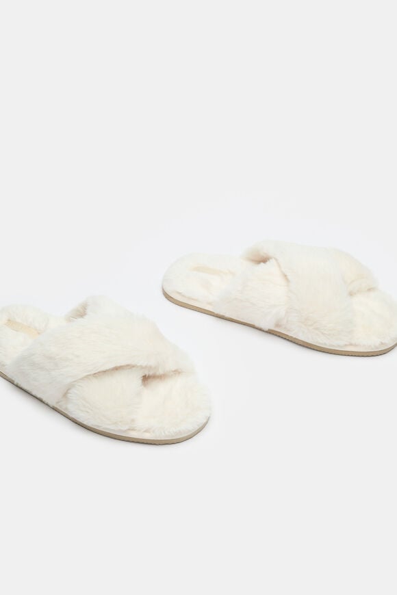 Slippers  Cream  hi-res