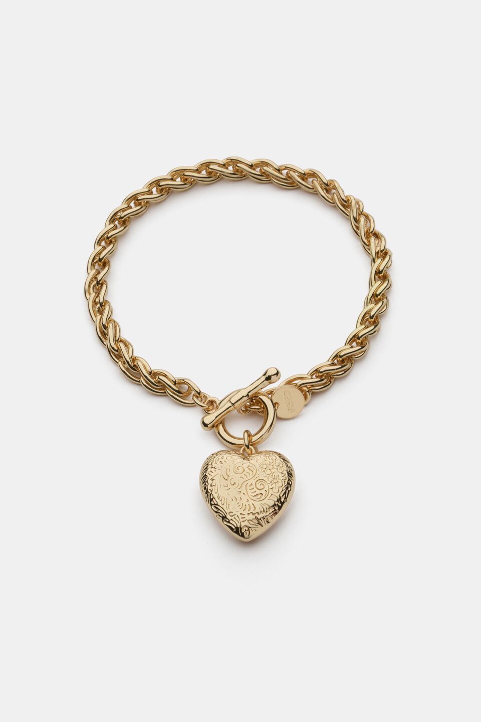 Vintage Heart Bracelet  Gold
