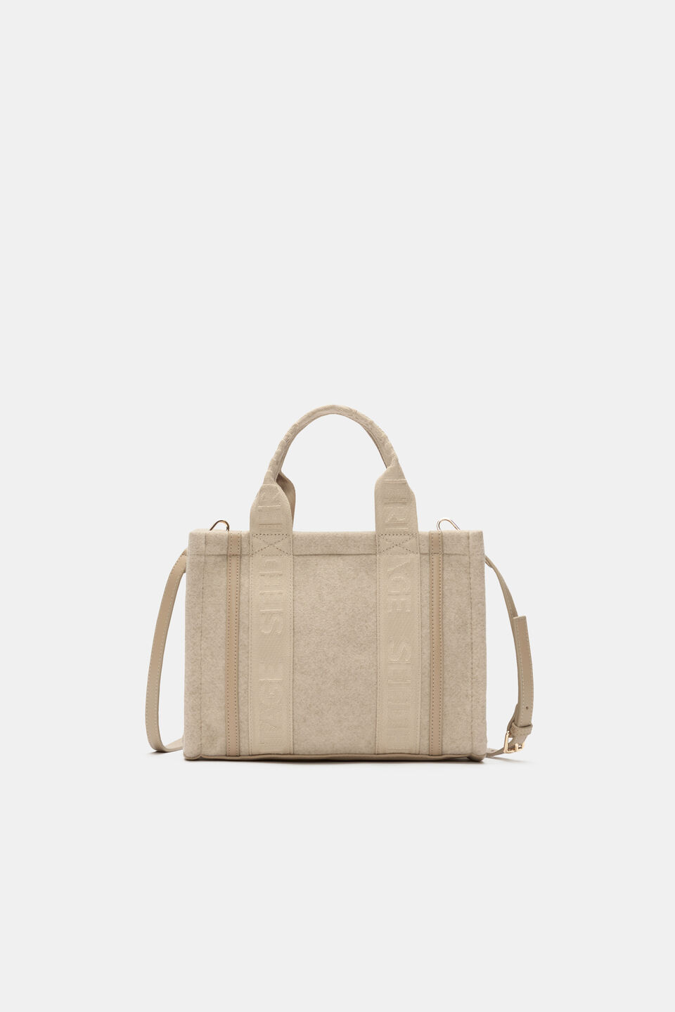 Felt Mini Tote  Sandstone