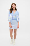 Stripe Knit Cardigan  Cloud Blue  hi-res