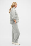 Quilted Jersey Vest  Pale Slate Marle  hi-res